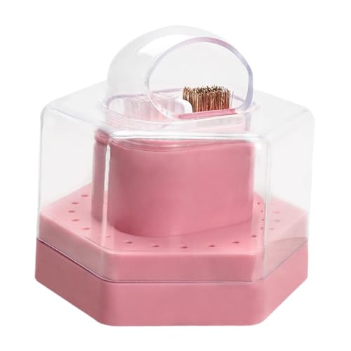 harayaa Bohrer Organizer mit Transparentem Deckel, ROSA harayaa Bohrer Organizer mit Transparentem Deckel, ROSA von harayaa