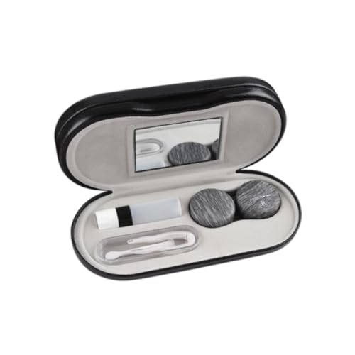 harayaa Doppeltes Brillenetui, schützende Mehrzweck-Brillenbox, Brillen-Organizer-Box für Schmuck, Brillen ausgeschlossen, Silber Grau harayaa Doppeltes Brillenetui, schützende Mehrzweck-Brillenbox, Brillen-Organizer-Box für Schmuck, Brillen ausgeschlossen, Silber Grau von harayaa