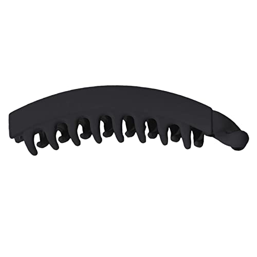 harayaa Frauen Grip Klaue Pferdeschwanz Maker Halter Banana Haar Clips Keine Slip Haar Clip Mädchen Damen Haar Zubehör, Mattschwarz von harayaa