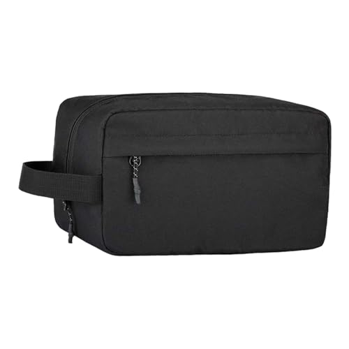 harayaa Kulturbeutel, wasserdichte Reise Kosmetik Aufbewahrungstasche, Kosmetiktasche, Damen Make Up Tasche, Organizer Zubehör, Schwarz von harayaa