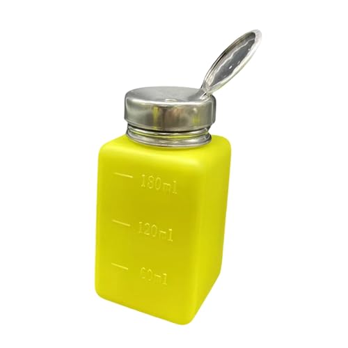 harayaa Nachfüllbarer -Flaschen-Pumpenbehälter zum Herunterdrücken von Flüssigkeitsspendern für Make-up-Entferner, 180 Ml von harayaa