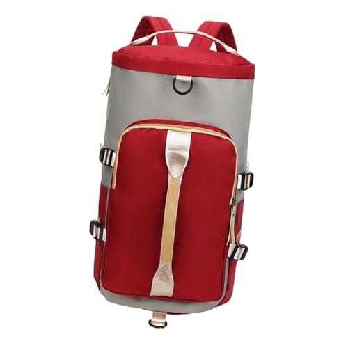 harayaa Sport Rucksack Travel Duffle Bag Leichte Trage resistent Crossbody Männer Frauen für Wochenend Reisen Basketball, Rot von harayaa