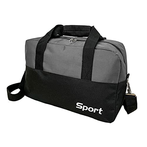 harayaa Sporttasche für Damen, leicht, große Kapazität, strapazierfähig, Reisetasche, Wochenendtasche, für, Schwimmen, Strand, Fitnessstudio, GRAU von harayaa