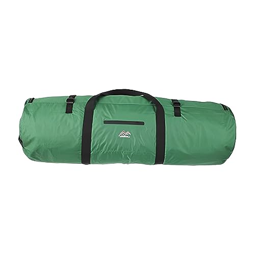 harayaa Tragbare Camping-Aufbewahrung, Reisetasche, Tragetaschenhalter, Faltbare Tasche, Weekender-Tasche, Handtasche für Camping, Plane, Grillständer, Reise, Grün 110X38X38cm von harayaa