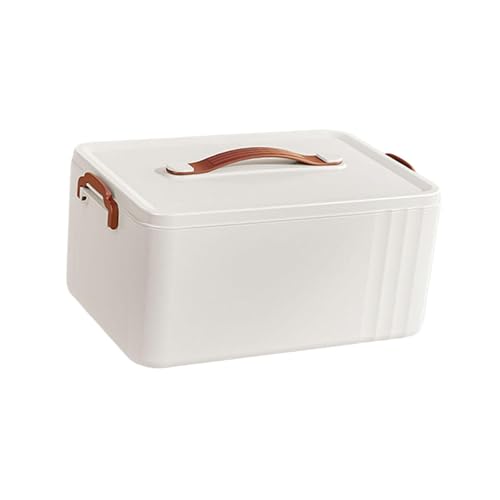 harayaa Tragbarer Medizinkasten, Organizer für Versorgung, einfache, praktische Notfall-Aufbewahrungsbox mit Deckel und Griff für den, 1 Schicht harayaa Tragbarer Medizinkasten, Organizer für Versorgung, einfache, praktische Notfall-Aufbewahrungsbox mit Deckel und Griff für den, 1 Schicht von harayaa