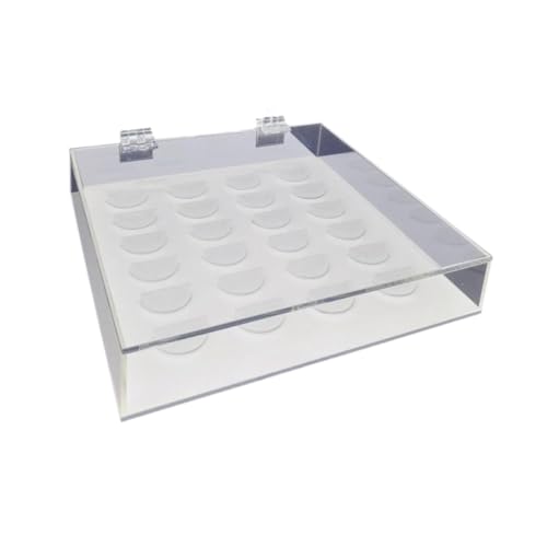 harayaa Wimpern-Aufbewahrungsbox, Palettenhalter für falsche Wimpern, Kleber, kompakter, staubdichter Wimpernhalter, Organizer für Wimpernverlängerungszubehör harayaa Wimpern-Aufbewahrungsbox, Palettenhalter für falsche Wimpern, Kleber, kompakter, staubdichter Wimpernhalter, Organizer für Wimpernverlängerungszubehör von harayaa
