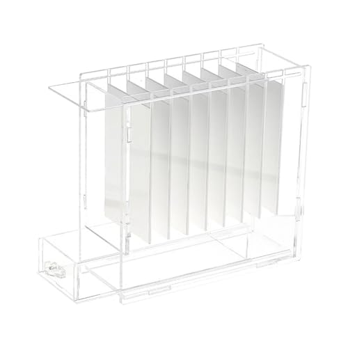 harayaa Wimpern Lagerung Box Falsche Wimpern Organizer 8 Grids Wimpern Verlängerung Lagerung Fall von harayaa