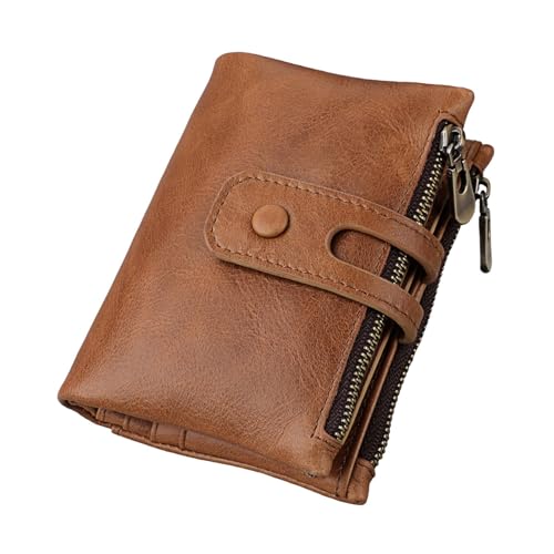 harayaa -blockierende Brieftasche, Bifold-Geldbörse, weiche Herren- und Herren-Geldbörsen, Rinds, solide Geschenke, Münzgeldbörse, Aufbewahrung, von harayaa