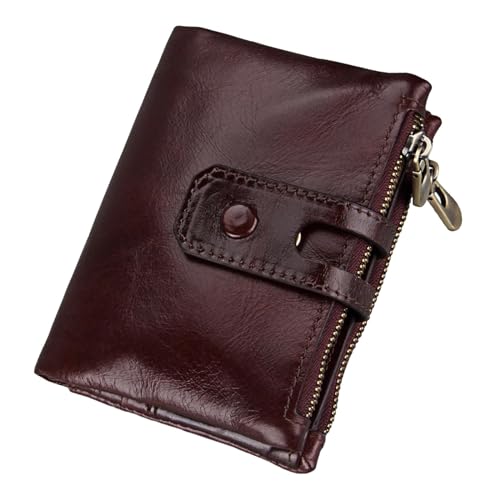 harayaa -blockierende Brieftasche, Bifold-Geldbörse, weiche Herren- und Herren-Geldbörsen, Rinds, solide Geschenke, Münzgeldbörse, Aufbewahrung, von harayaa