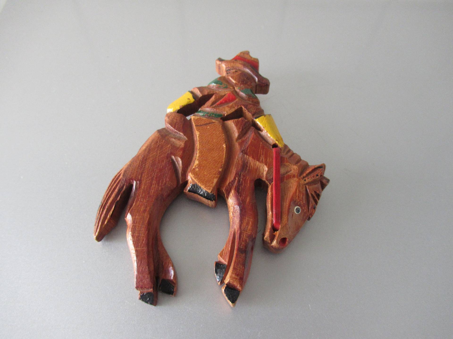 Vintage 1940S Statement Brosche Rodeo Cowboy 11 cm X 8 Geschenk Vintage 1940S Statement Brosche Rodeo Cowboy 11 cm X 8 Geschenk von hard2findstuff