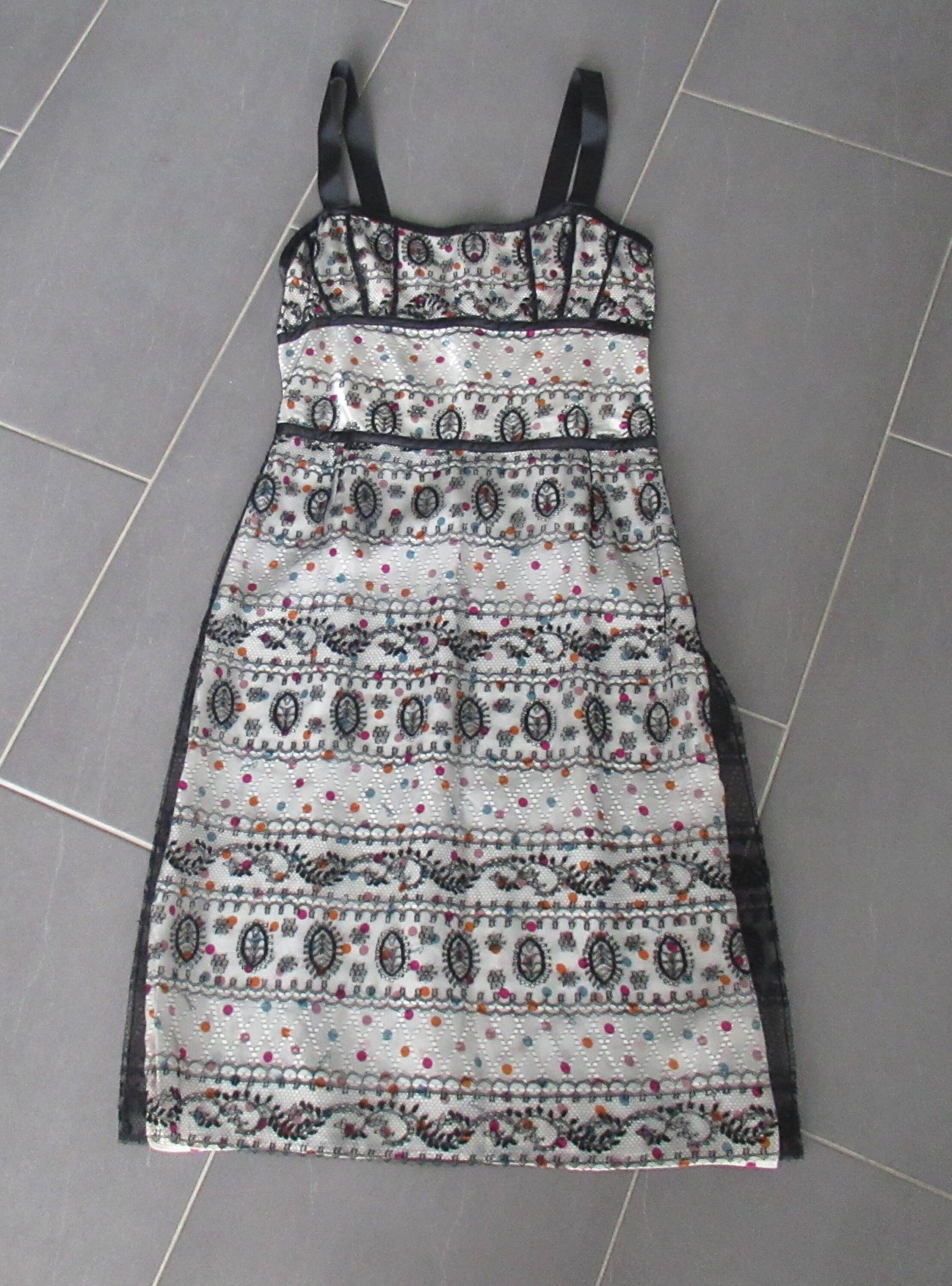 Vintage Clements Ribeiro For Cacharel Spitzenkleid Polkadot Futter Größe S-M Cocktail Party Sommerkleid London Vintage Clements Ribeiro For Cacharel Spitzenkleid Polkadot Futter Größe S-M Cocktail Party Sommerkleid London von hard2findstuff
