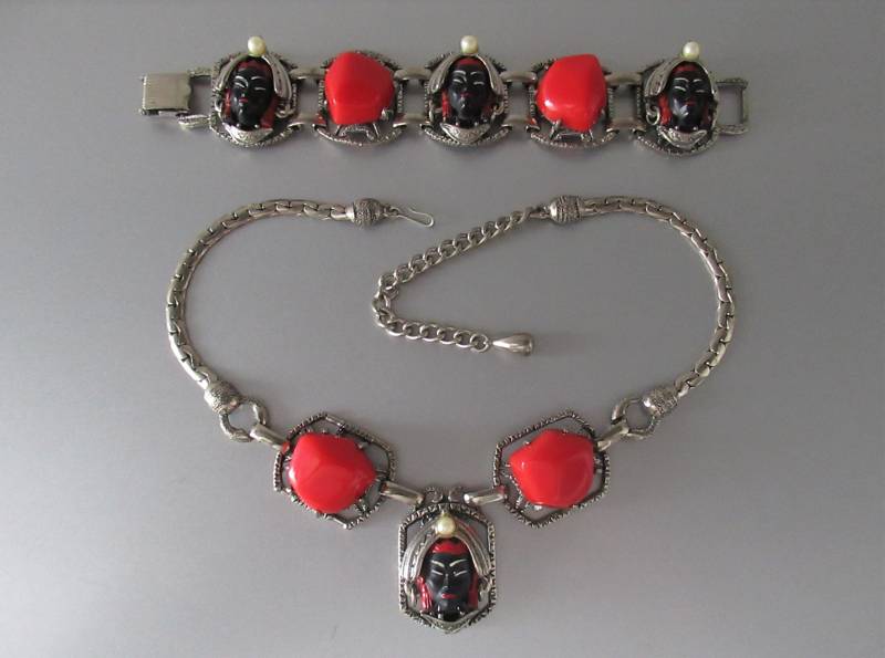 Vintage Selro Selini Schmuck Set Armband Und Halskette Statement Seltenes Geschenk von hard2findstuff