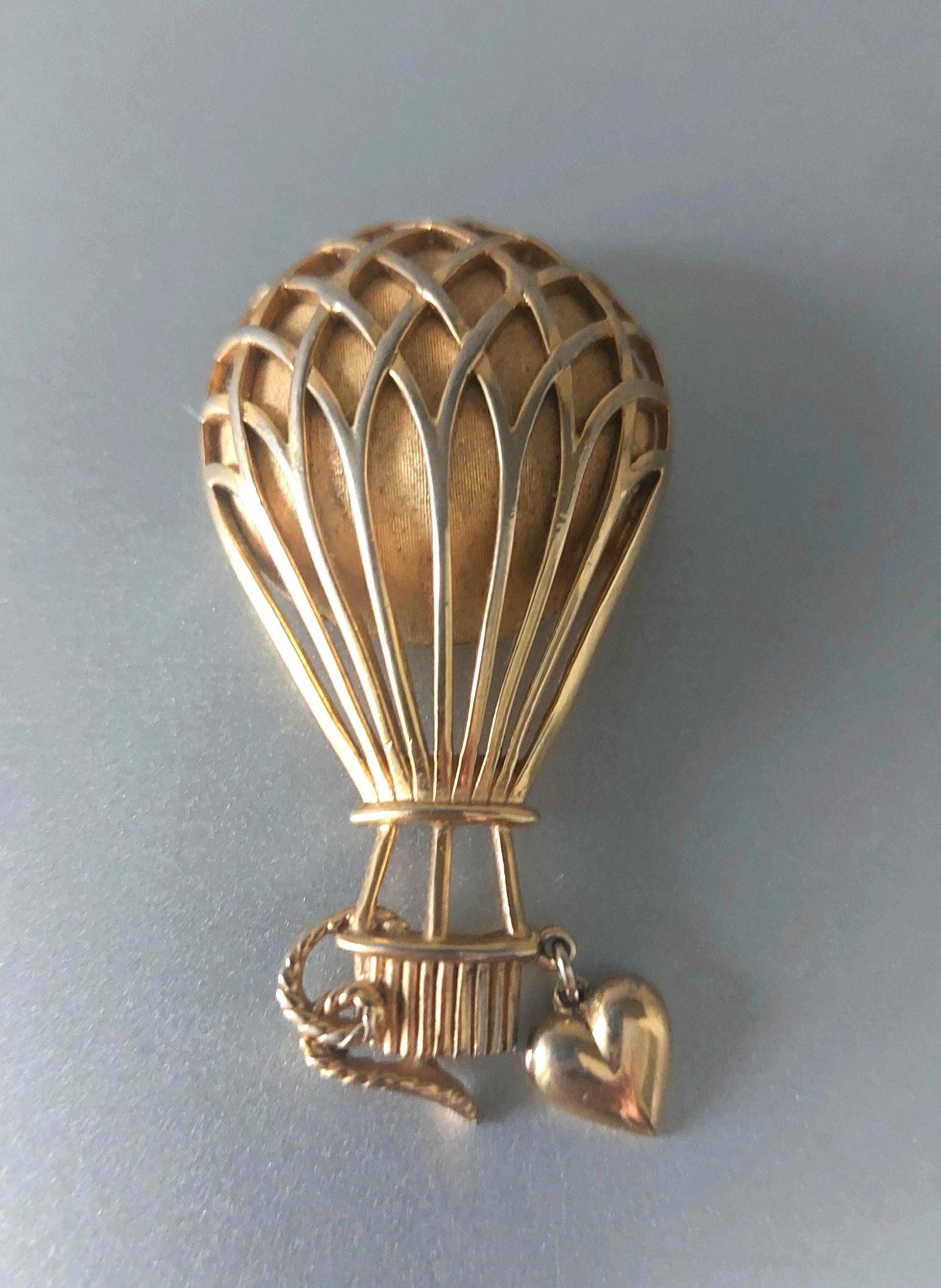 Vintage Trifari Brosche Air Baloon & Herz Liebe Valentines Schönes Geschenk Vintage Trifari Brosche Air Baloon & Herz Liebe Valentines Schönes Geschenk von hard2findstuff