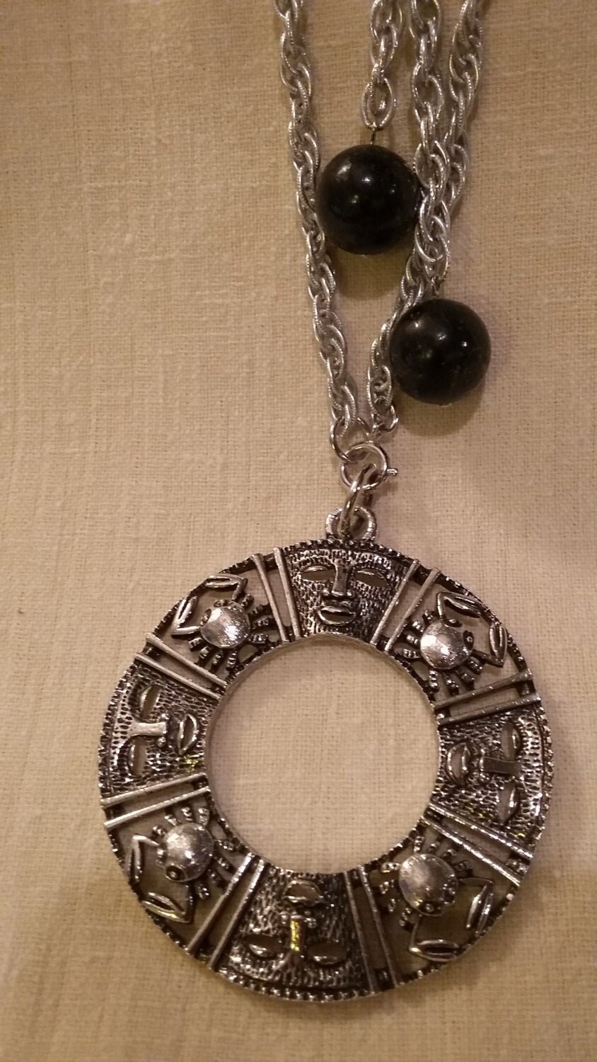 sternzeichen Anhänger, Hallo Ich Bin Krebs.. Boho, 70Er Jahre Vibe von hardtwistfarm