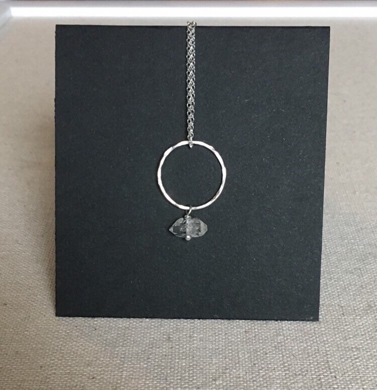 Herkimer Diamant-Halskette Herkimer Diamant-Halskette von harpernorthdesigns