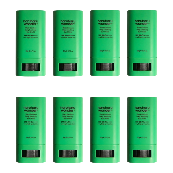 haruharu wonder  - Black Bamboo Daily Soothing Sun Shield SPF50+ PA++++  -  20g (8ea) Set von haruharu wonder