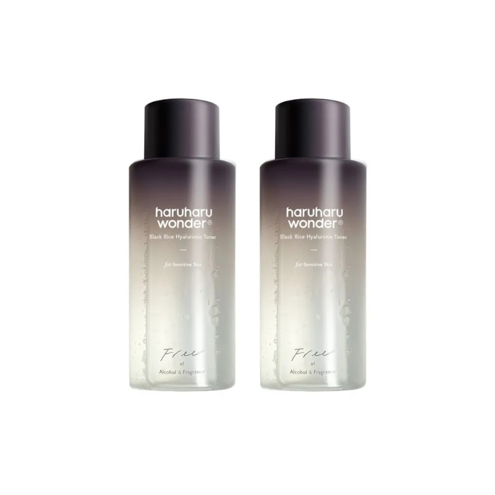 haruharu wonder - Black Rice Hyaluronic Toner - Fragrance Free - 300ml (2ea) Set von haruharu wonder