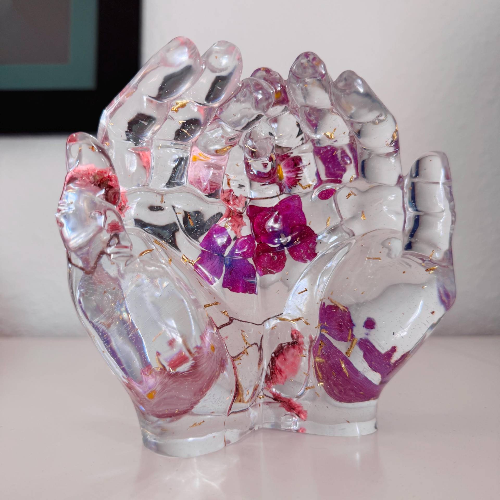 Schale Hände Hand Aus Kunstharz Handmade Resin | Hän001 Schale Hände Hand Aus Kunstharz Handmade Resin | Hän001 von harzfuersherz