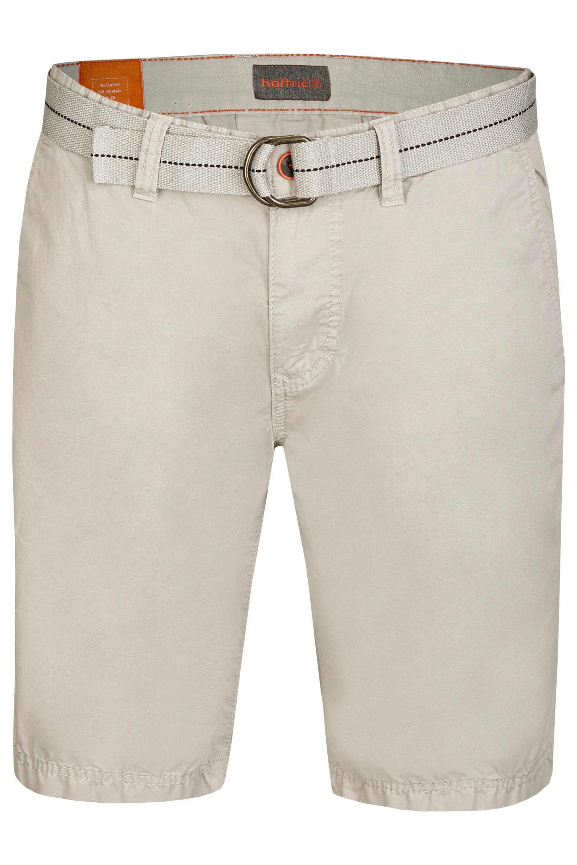 hattric - CHINO BERMUDA light grey uni - Gr. - 27 von hattric