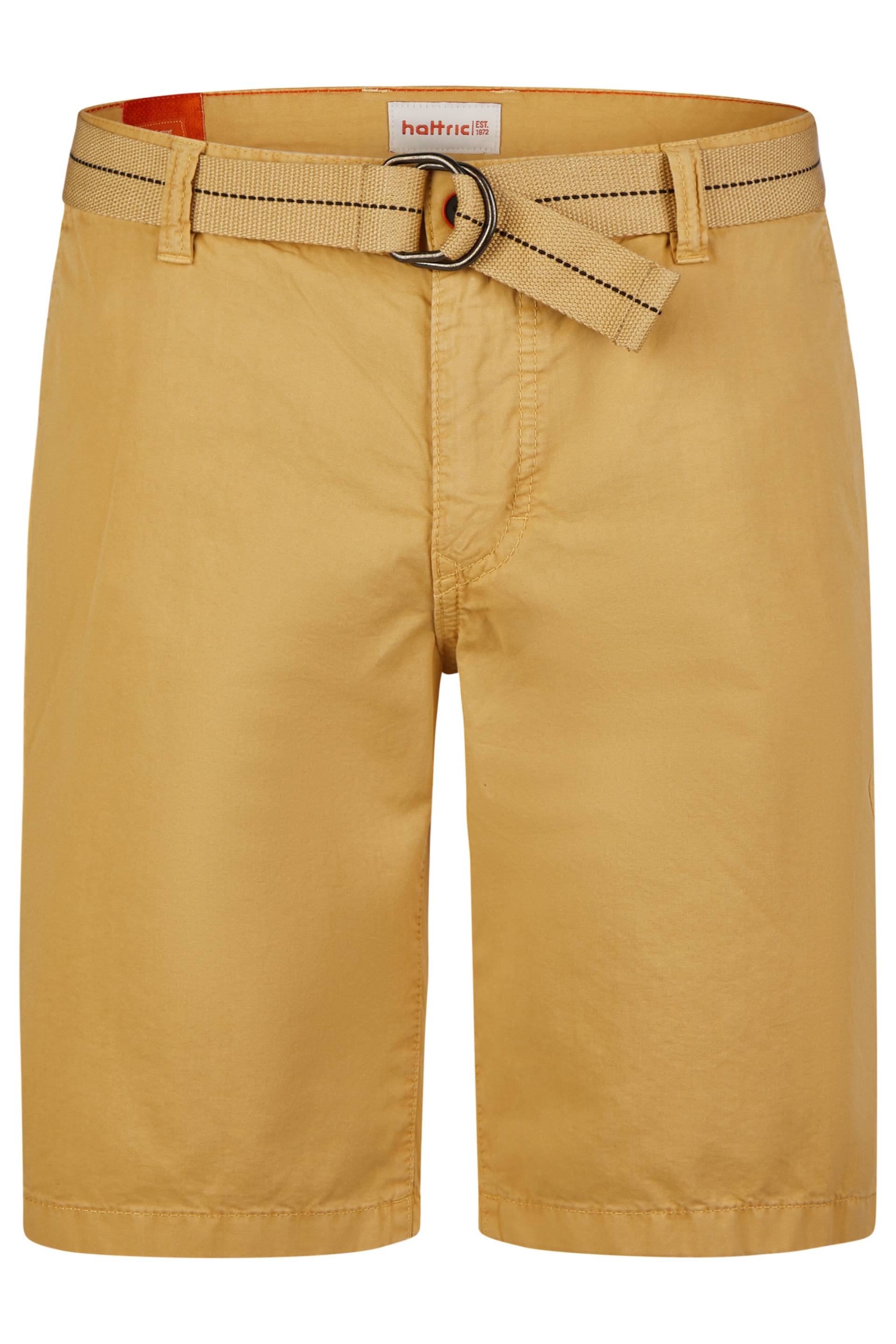 hattric - CHINO BERMUDA new yellow uni von hattric