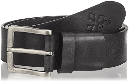 hattric Herren Leder Gürtel, Schwarz (Schwarz 9), 125 (Herstellergröße: S) von Hattric