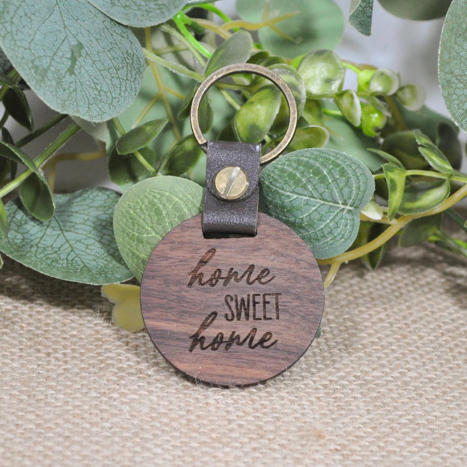 Schlüsselanhänger, Personalisiert Aus Holz Schlüsselanhänger, Personalisiert Aus Holz von hausgemachtShop