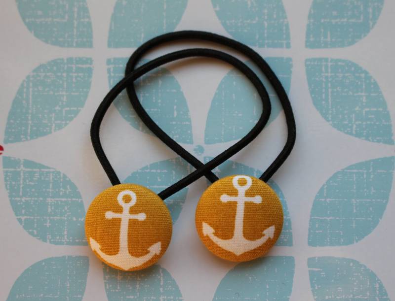 Haargummi 2Er Set Anker Senfgelb | 163 von havelmade