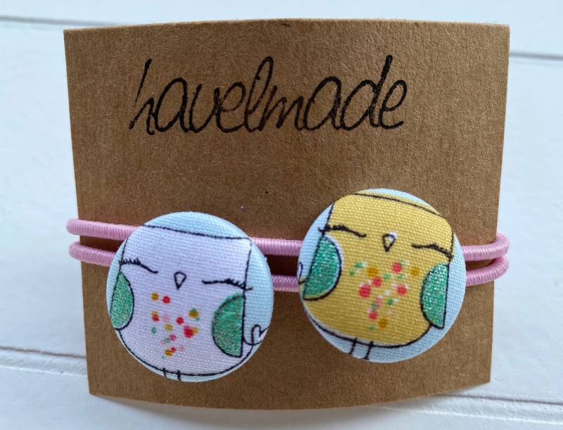 Haargummi 2Er Set Glitzer Eulen | 138 von havelmade