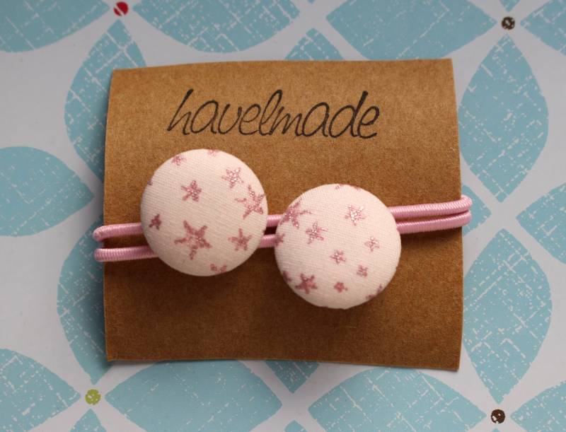 Haargummi 2Er Set Glitzer Sterne | 140 von havelmade