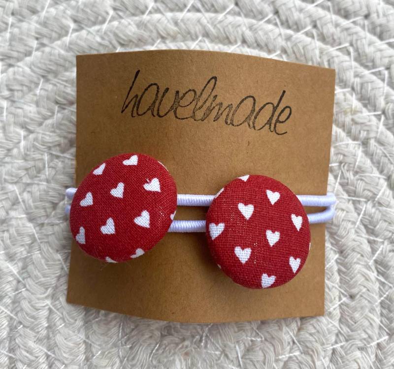 Haargummi 2Er Set Herzchen von havelmade