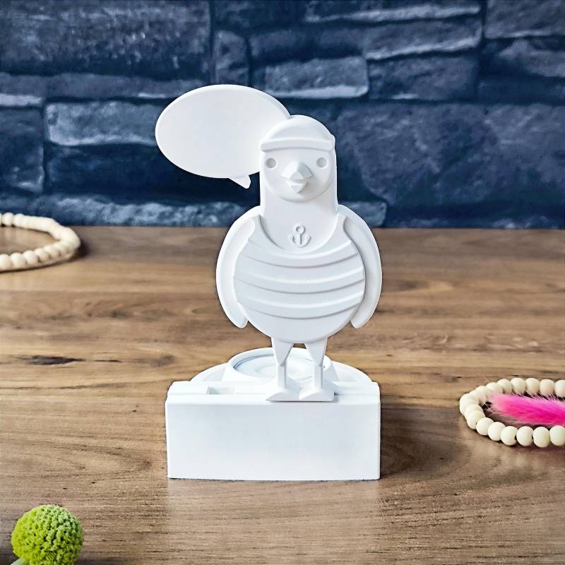 Silikon Gießform Einschieber Möwe/ Geldgeschenk, Teelichthalter von hbnwllCreations