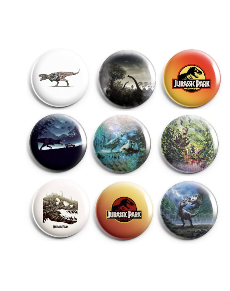 Dinos 1" Knöpfe Oder Magnet von hcbuttons