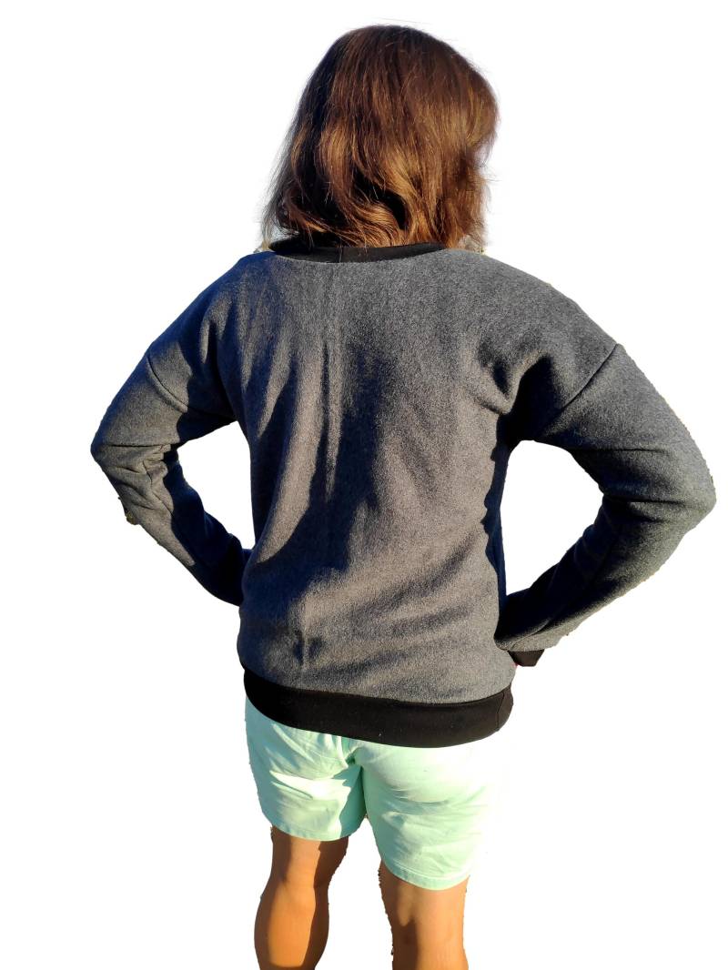 Fleecepullover Baumwollfleece Verschiedene Farben von hcotec