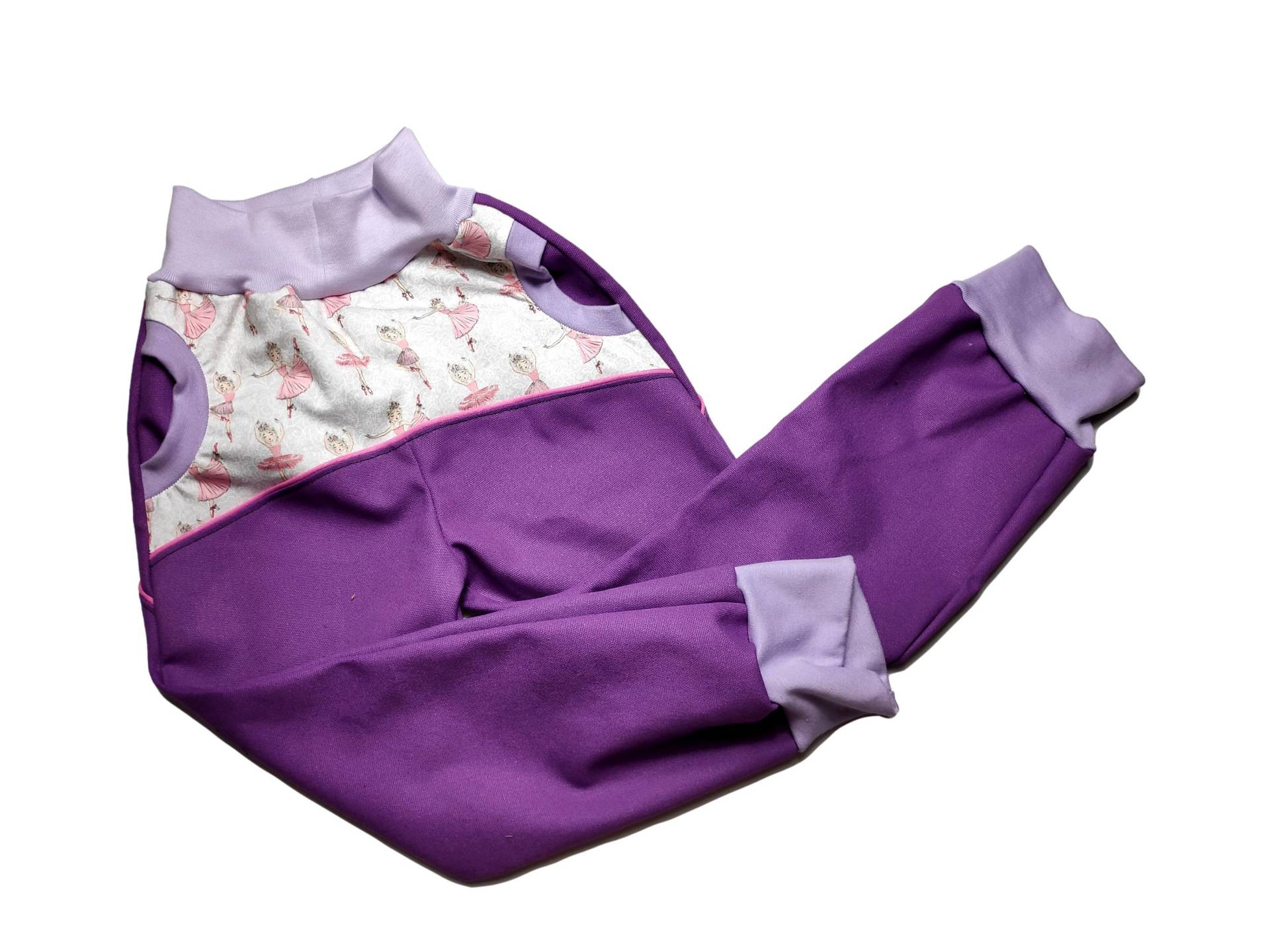 Hose Lila Ballerina Outdoor Baumwolle Robust 110/116 Wanderhose Waldkindergarten Tänzerin von hcotec