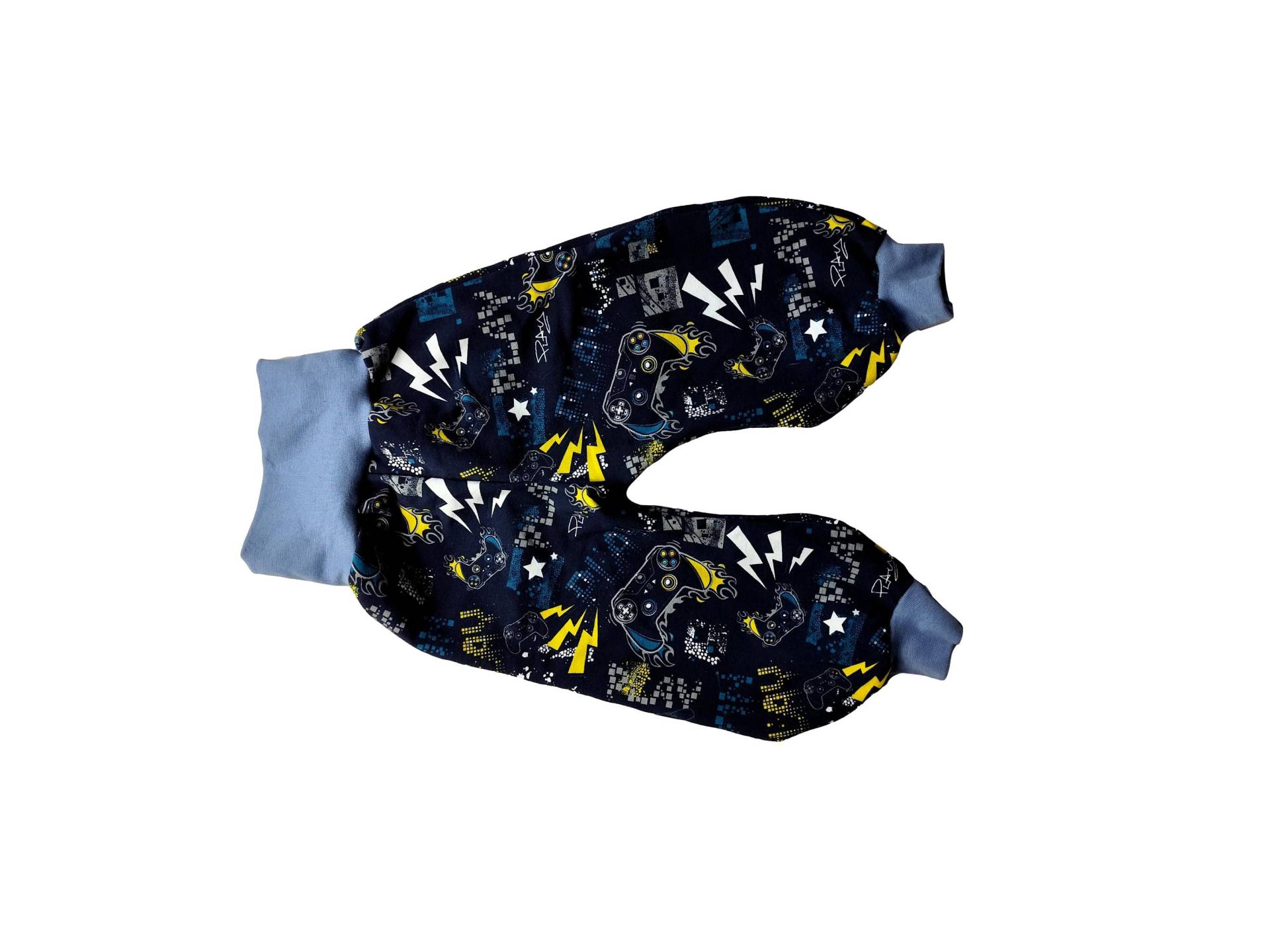 Pumphose, Damengrößen, French Terry, Blau Controller Blitz Gaming, Mit Ohne Tasche Zusätzliche Fütterung Möglich Pumphose, Damengrößen, French Terry, Blau Controller Blitz Gaming, Mit Ohne Tasche Zusätzliche Fütterung Möglich von hcotec