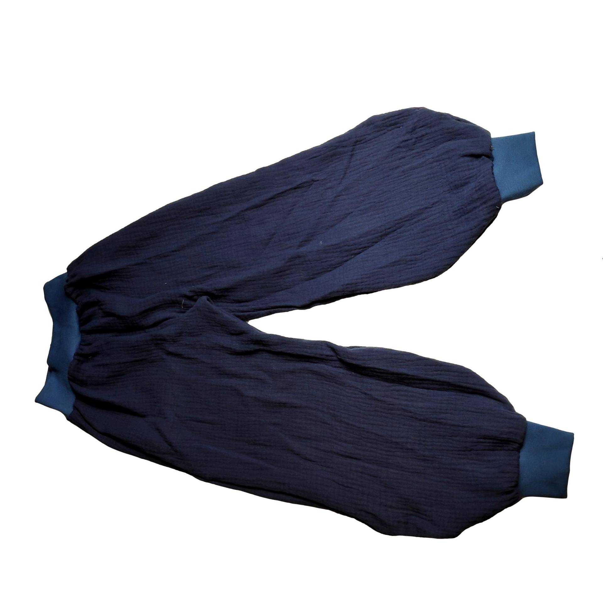 Pumphose, Musselin, Nachtblau Einfarbig 68-164 Handmade Jeansblau Gefüttert Kleinkind Teenager Taschen Pumphose, Musselin, Nachtblau Einfarbig 68-164 Handmade Jeansblau Gefüttert Kleinkind Teenager Taschen von hcotec