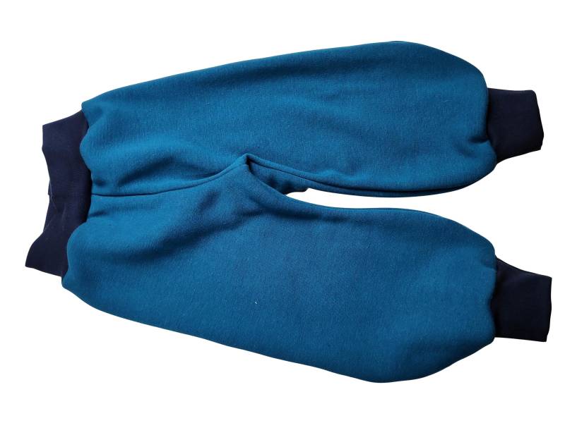 Pumphose Damengrößen Alpenfleece Kuschlig Weich Warm Petrol Unifarben Mit Ohne Tasche von hcotec