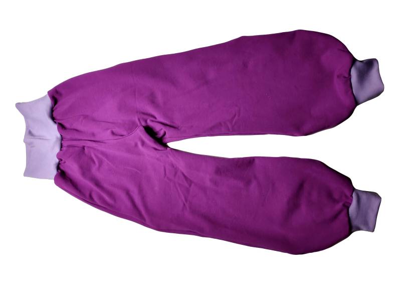 Pumphose Sweatstoff Erika Magenta Unifarben Einfarbig 68-164 Handmade Verschiedene Varianten Gefüttert Kleinkind Teenager Mädchen von hcotec
