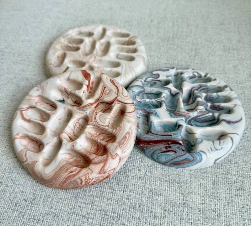 Schmuckschale Für Ringe in Marmoroptik Schmuckschale Für Ringe in Marmoroptik von heARTventure