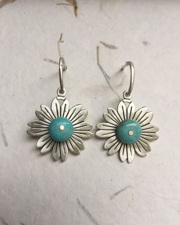 Sunburst Blumen, Ohrringe, Blumen Burst Sonnenblumen Ohrringe Sunburst Blumen, Ohrringe, Blumen Burst Sonnenblumen Ohrringe von heartatworkjewelry
