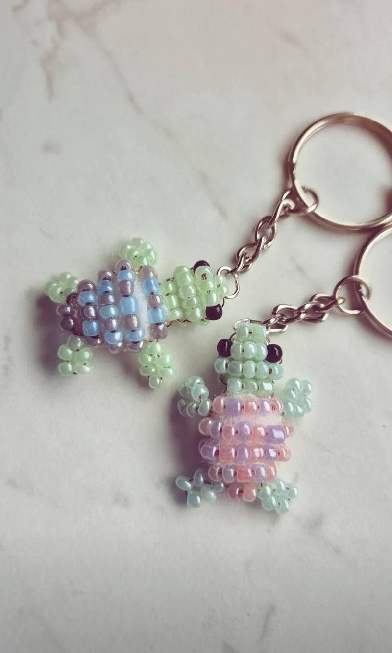 Süßer Schlüsselanhänger Schildkröte Süßer Schlüsselanhänger Schildkröte von heartcraftsbychanti