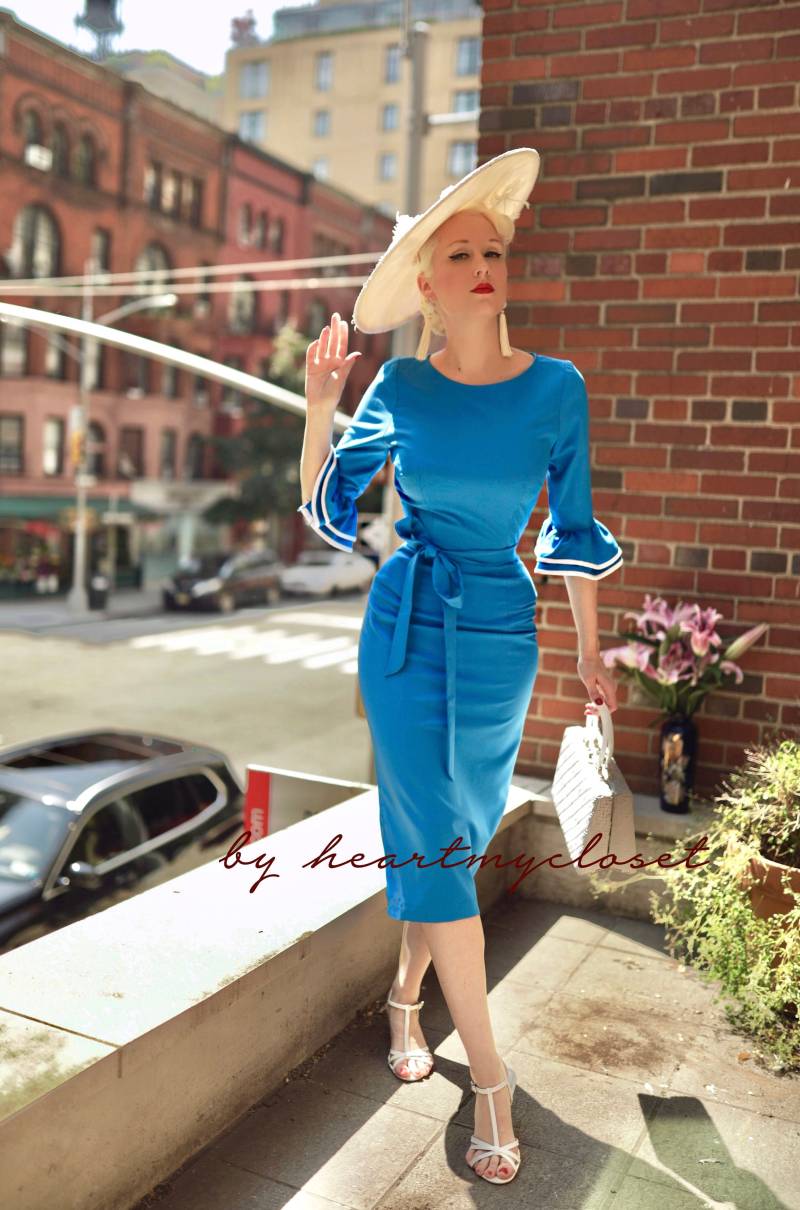 Splendid Vintage Inspirierter 50Er Jahre Bleistift Maßgeschneidert von heartmycloset