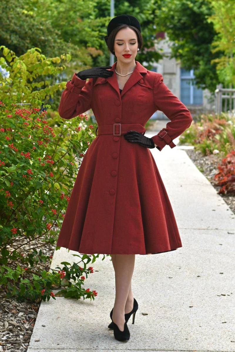 Abigail Swingmantel in Terrakotta von hearts & roses