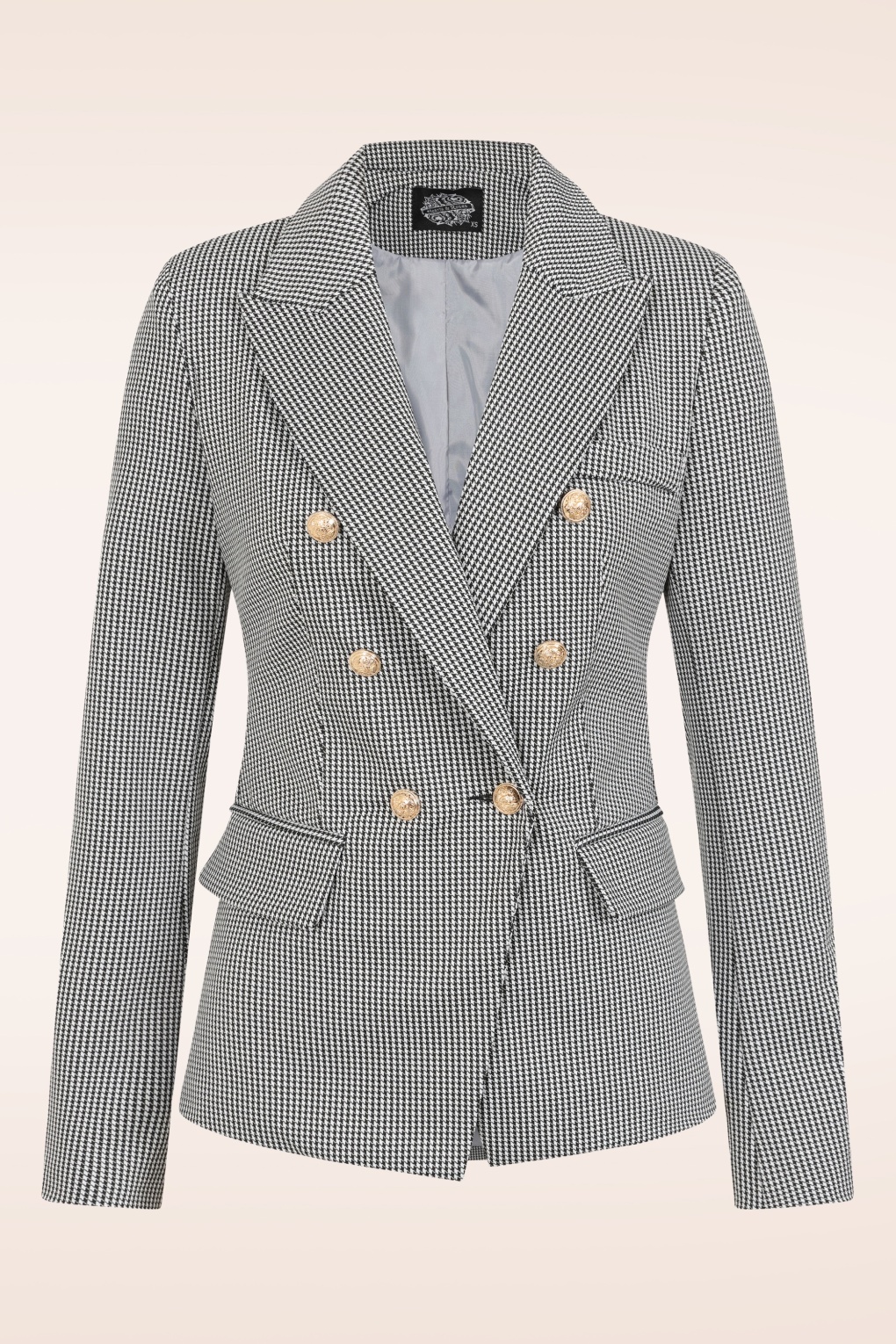 Exklusiv bei Topvintage - Gillian Hahnentritt-Blazer in Schwarz-Weiß Exklusiv bei Topvintage - Gillian Hahnentritt-Blazer in Schwarz-Weiß von hearts & roses
