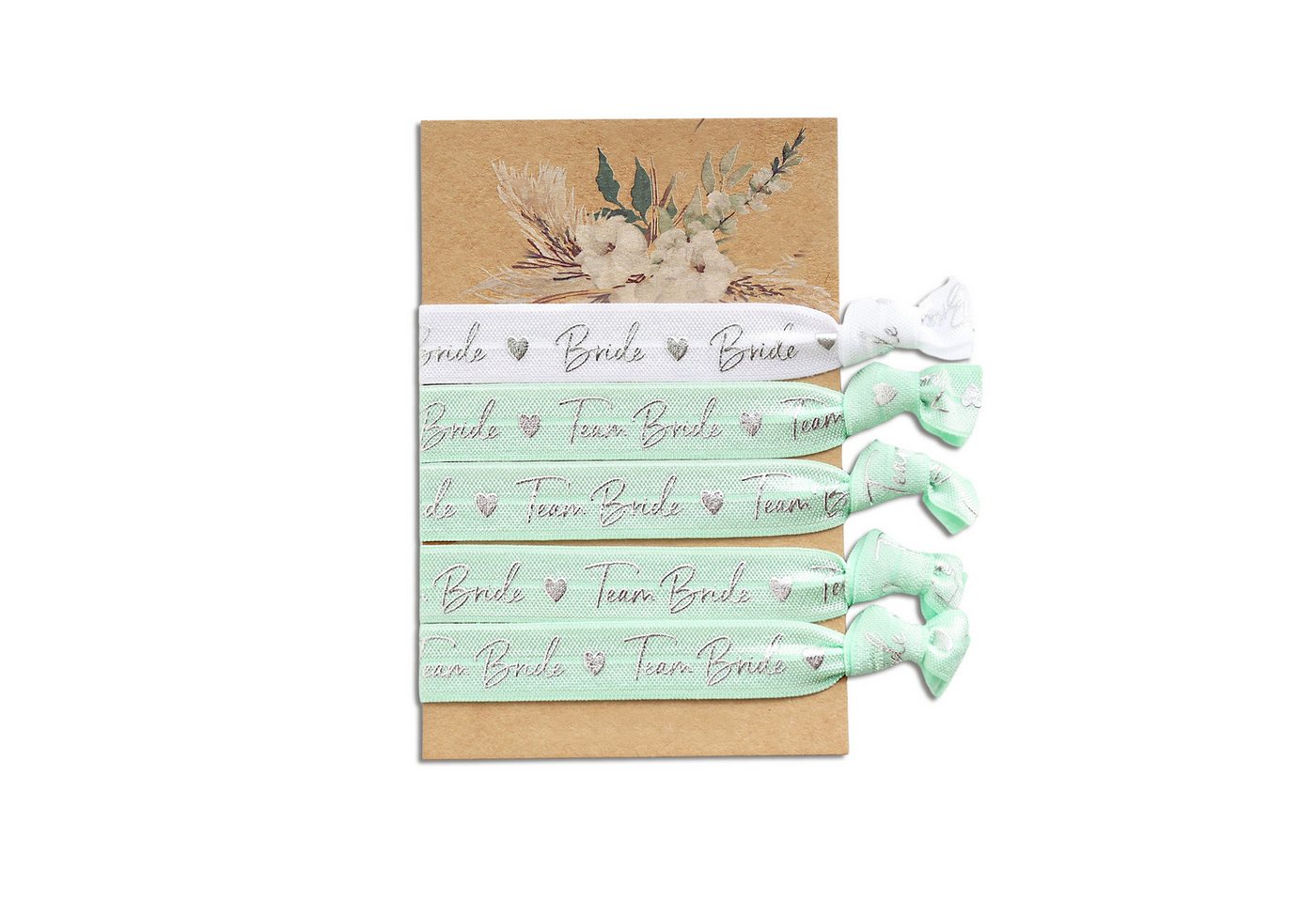 heaven+paper Armband Set JGA Armbänder MINT, hochwertig verarbeitet & modernes Design (Set, 5-tlg., 5) von heaven+paper