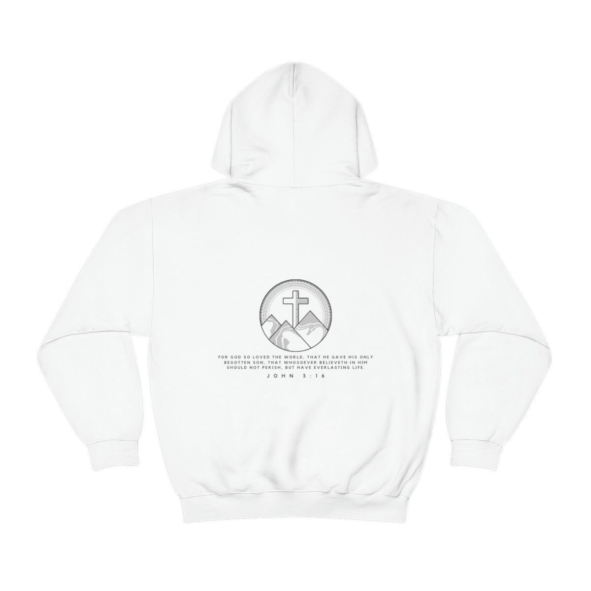 John 316 Hoodie von heavenesclothing