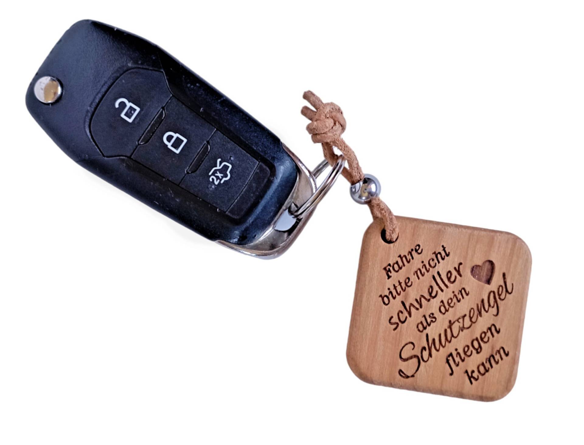 Holz-Schlüsselanhänger/Fahre Bitte Nicht Schneller Als Dein Schutzengel Fliegen Kann Geschenk Für Auto - Motoradfahrer/Innen Holz-Schlüsselanhänger/Fahre Bitte Nicht Schneller Als Dein Schutzengel Fliegen Kann Geschenk Für Auto - Motoradfahrer/Innen von hebraHolzGeschenke