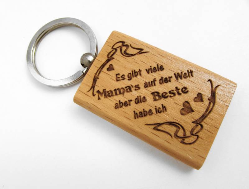Holz-Schlüsselhänger | Es Gibt Viele Mama's Auf De Welt Aber Die Beste Habe Ich Holz-Schlüsselhänger | Es Gibt Viele Mama's Auf De Welt Aber Die Beste Habe Ich von hebraHolzGeschenke