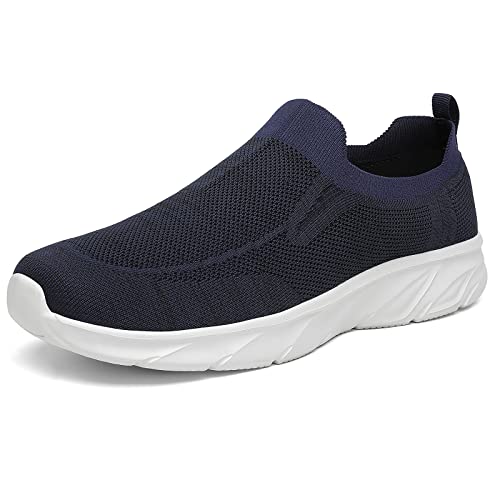 hecodi Herren Laufschuhe Gehen Leichte Sport Mode Sneaker Bequeme Atmungsaktive Casual Sneaker Schwarz (Blau2243, Adult, Men, Numeric_41, Numeric, eu_Footwear_Size_System, medium) von hecodi