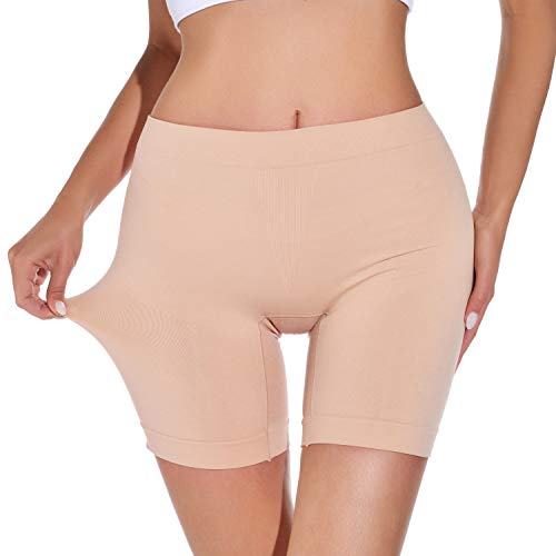 heekpek Bauchweg Unterhose Damen Miederhose Damen Kurz Nahtlose Radlerhose Unter Rock Miederpants Shorts Unter Kleid Kurze Leggings Boxershorts Hohe Taille Sicherheitshose von heekpek